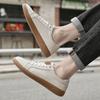 Mode Herren Bequeme Sneaker Schuhe Echtes Leder Skate Flats Neu Wildleder Lässige Herrenschuhe Mode Herren Atmungsaktiver Laufschuh