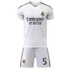 Real Madrid Bellingham Kids Football Jersey Set White