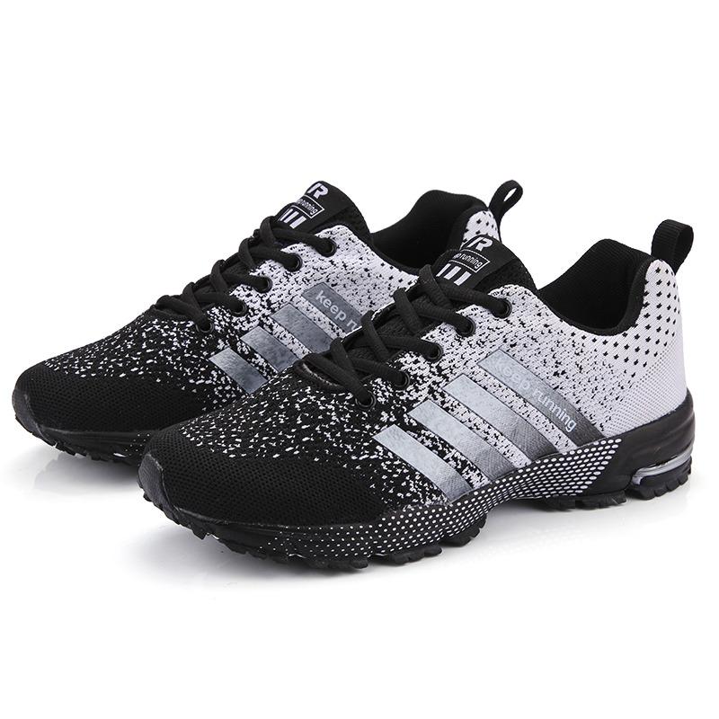 Talla Grande 47 Negro Rojo Verano Transpirables Zapatillas de Running para Hombre Unisex Deportivas para Exterior Zapatillas de Carrera Cómodas con Cordones Zapatos Deportivos para Mujer