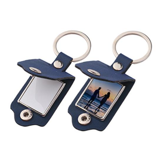 Keychain Pendant, Flip-Up Photo Frame Student Schoolbag Charm, Metal Buckle Scratch-Resistant Bag Car Key Accessory