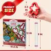 JOYFY 13 PCS Christmas Cookie Cutters in Stainless Steel with 3.5 plus Grip and a Rolling Pin for Xmas Holiday Party Baking
