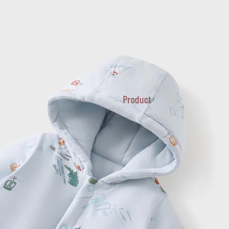 

TONGTAI Winter Padded Hooded Baby Romper 59cm