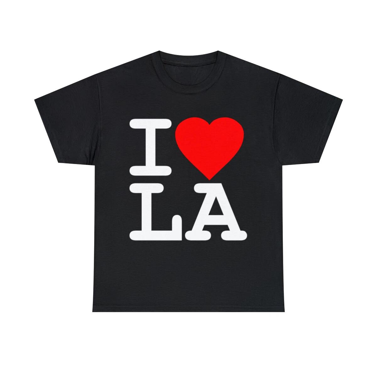 I Love LA Los Angeles Graphic Tee Shirt, S-5XL 4XL