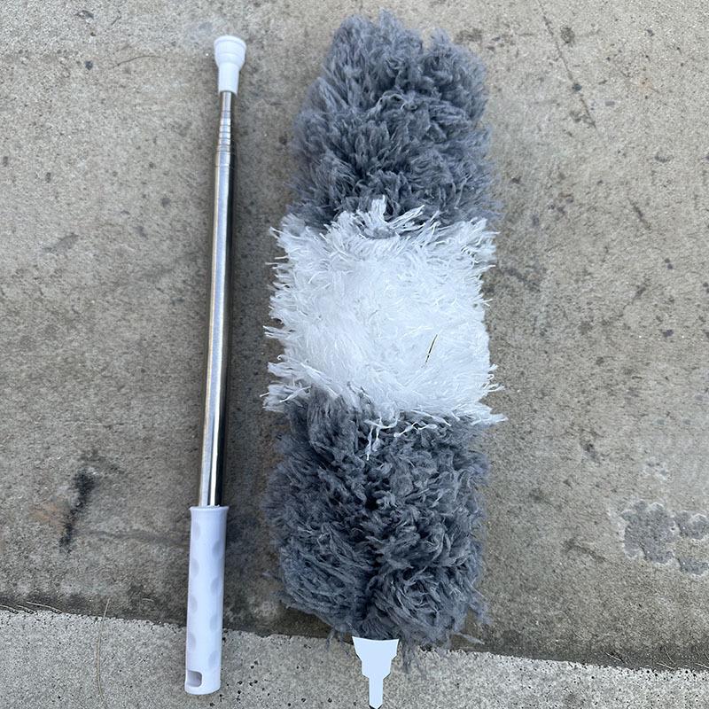 Telescopic Electrostatic Feather Duster for Ceiling and Cobweb Cleaning