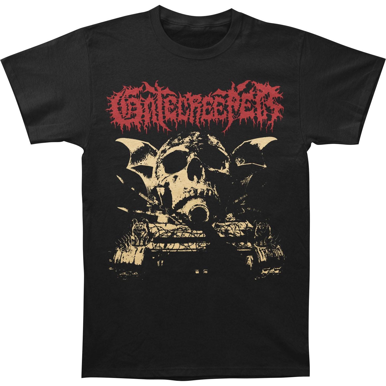 Men s Gatecreeper Dead Inside T-Shirt Mens Womens Tees Top Black 2XL