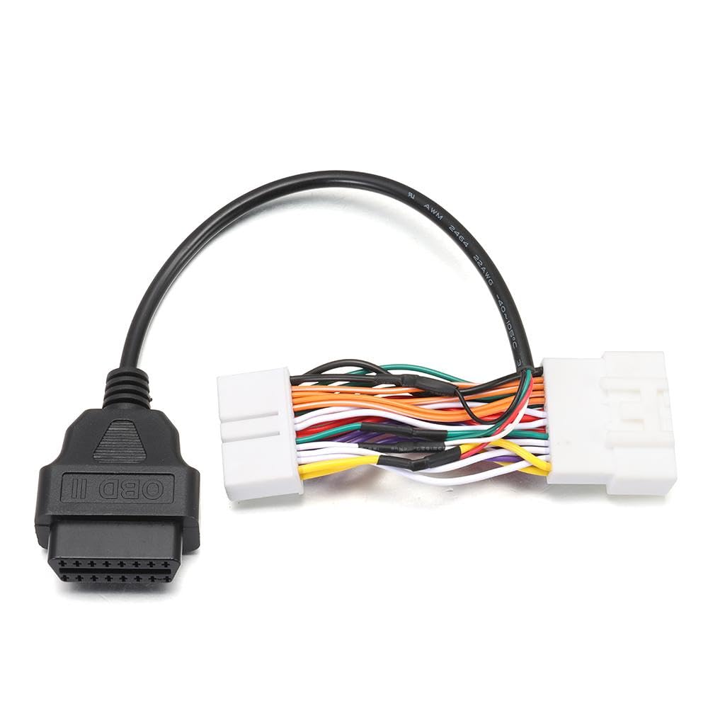OBD2 Adapter Splitter, 26 Pin to 16 Pin Diagnostic Cable Adapter Harness Scanner Splitter,