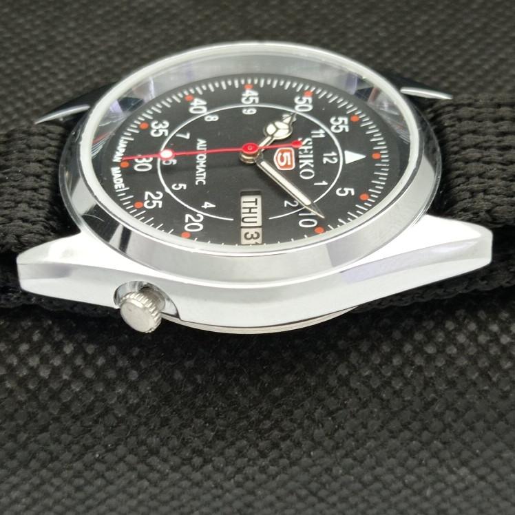 YENİLENMİŞ VINTAGE SEIKO 5 OTOMATİK 6309A JAPON ERKEK D/D SİYAH SAAT a318630-9