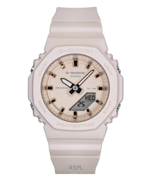 Casio G-Shock Analog Digital Resin Strap Beige Dial Quartz GMA-P2100M-4A 200M Women's Watch