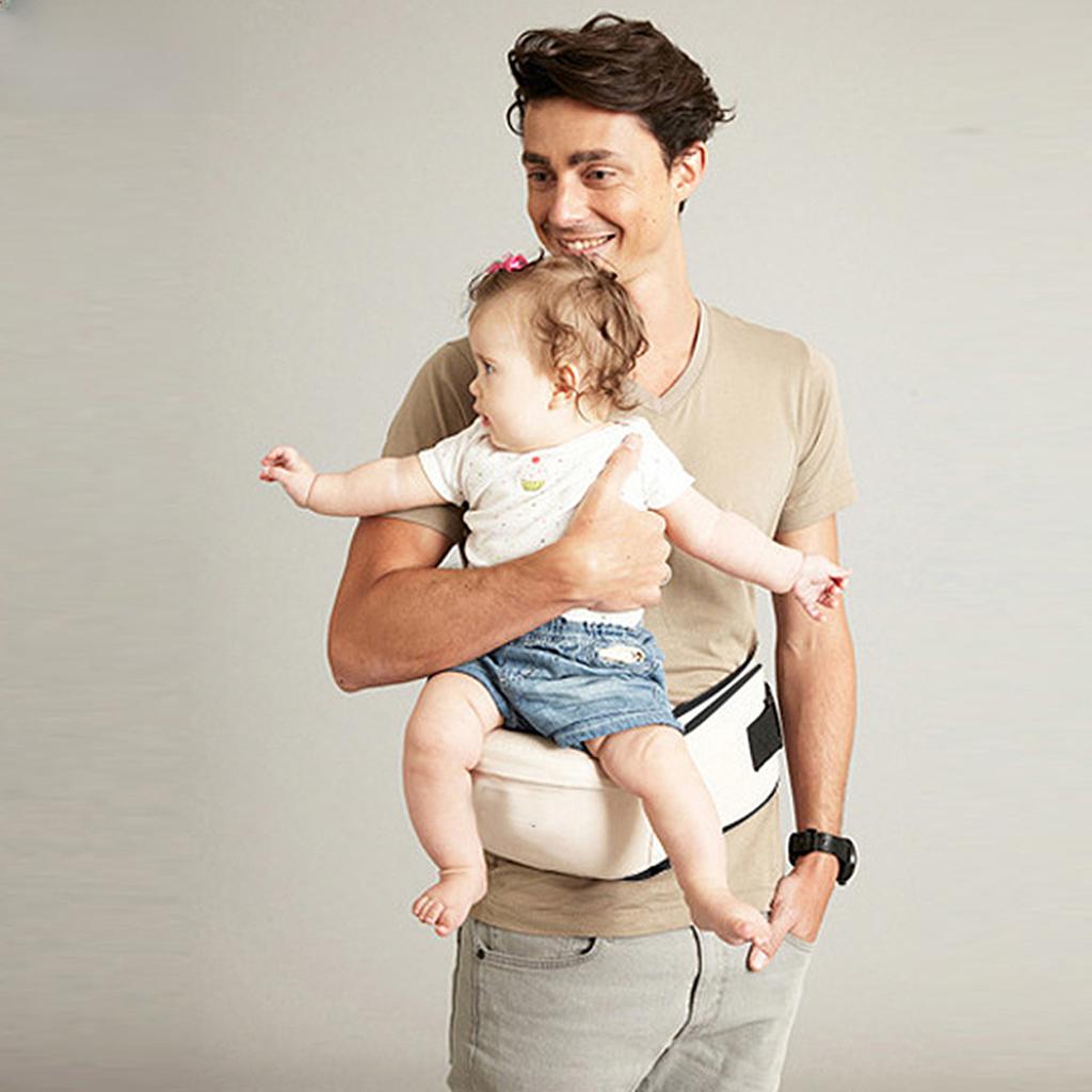 Baby Waist Stool Baby Strap Single Stool Multifunctional Front Hug Baby Belt Maternal and Infant Products Cross-border Hug(Beige)