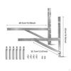 1.5P Air Conditioner Support Bracket Wall Mounting 1.25 Mm Thick Heavy Duty Split Holder
