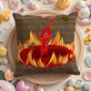 Cartoon anime PPIKMINS Pillow Case Soft Plush Fabric DoubleSided Printed Cushion Cover Warm Winter Sofa Pillow Case