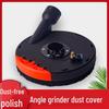 Dustproof Cover for Angle Grinder - Protective Polishing Vacuum Cover for Stone Concrete, Fits 100/125 Type Hand Grinders.