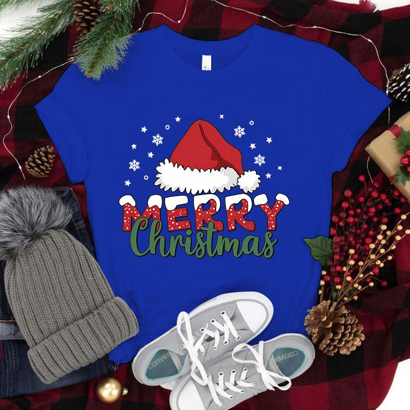 Christmas Print T-Shirt Summer Casual Graphic T Shirt Women Short Sleeve Christmas T Shirts Round Neck Shirts