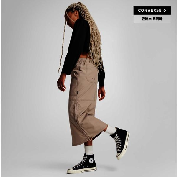 ConverSe Женская S Плетеная Длинная Юбка Карго Коричневая 10027412 A02 70