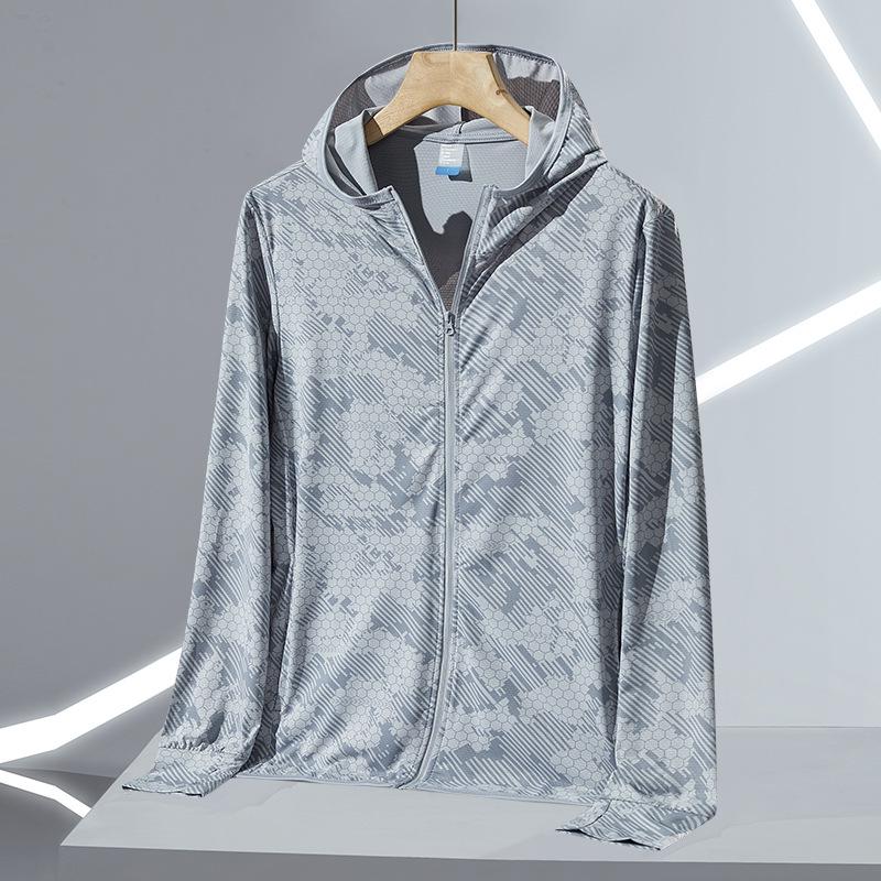 Ice Silk Men's Sun Protection Jacket 2026 - New Style, Anti-UV, Breathable, Thin for Summer & Outdoor Fishing