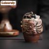 Antique Wood-fired Porcelain Coarse Tea Box Organizer Moisture-proof Creative Storage Tank Containers Tea Caddy Chinese Tea Set