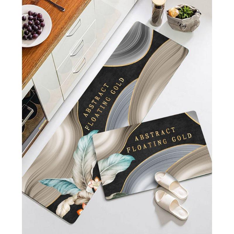 Non-slip Soft Diatom Mud Mat Bathroom Entry Toilet Long Kitchen Door Entry Mat Absorbent Quick Drying