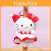 Hello Kitty Plush Toy Keychain With Soft Short Pile For Holiday Decor