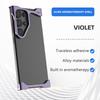 Luxury Irregular Aluminum Alloy Shockproof Case for Samsung Galaxy S25 S24 S23 S22 Ultra Plus S24+ S23+ Bumper with Aromatherapy Design