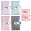 Compact PU Leather Budget Saving Binder with Secure Password Lock Feature
