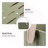 Nordic Style Plastic Bathroom Storage Basket with Handle Perforated Ventilation Design for Toiletries Cosmetics Vanity Kitchen
