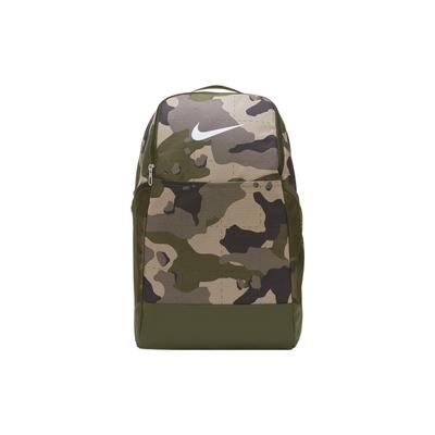 Brasilia Camouflage Print Large Capacity Zipper Closure Polyester Backpack Men Backpack Military-Green DB1161-247
