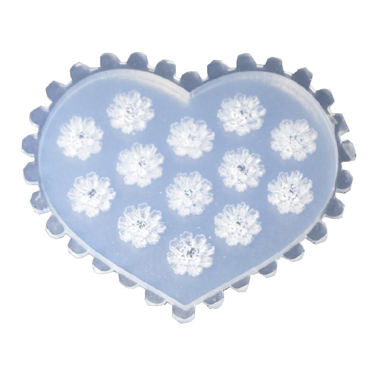 Beatiful Silicone Nail Template Flower Mold DIY Nail Art Mold Silicone Assorted