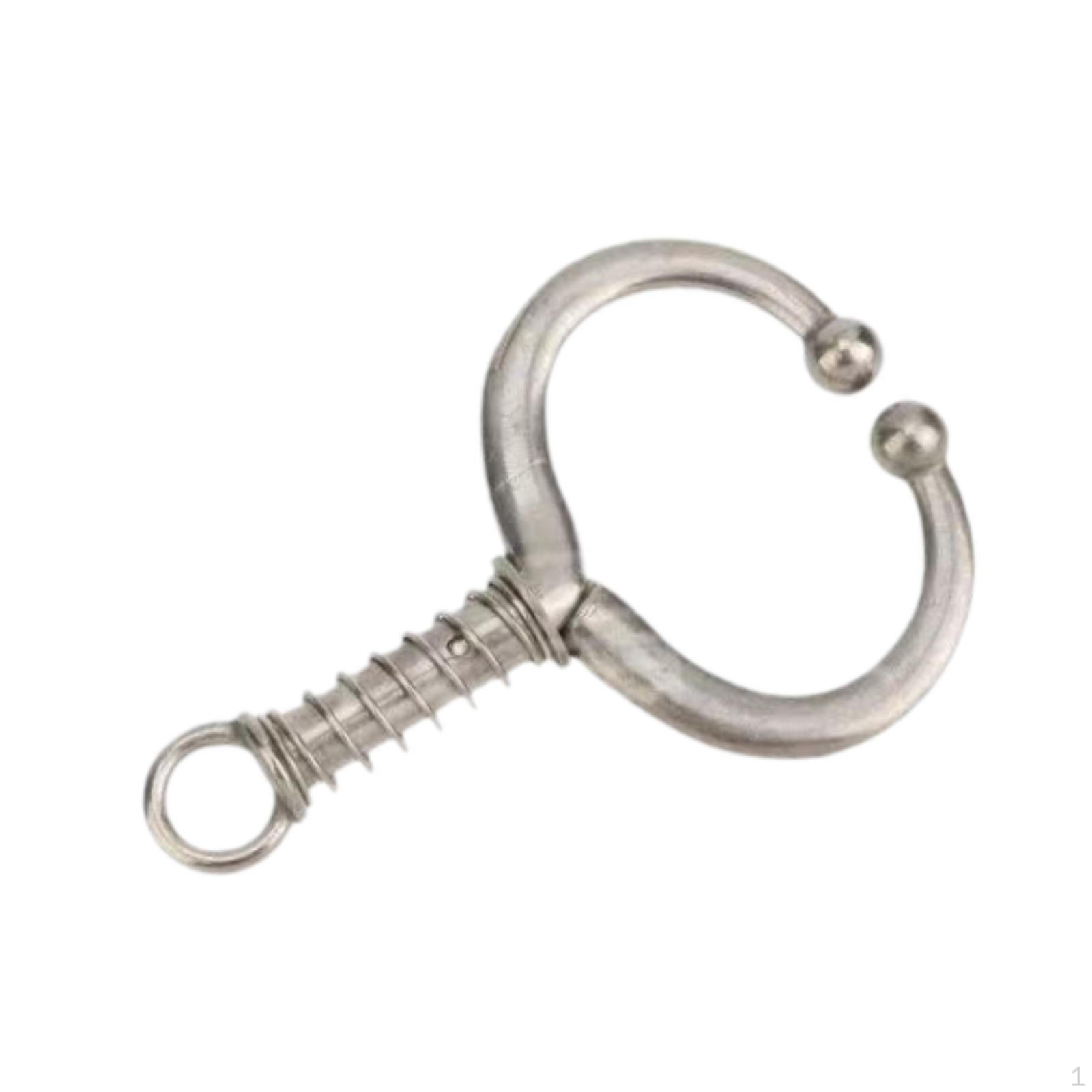 

Кольцо для носа быка пружина корова носовые щипцы животное скальный инструмент CAW зажим практичный стабильный 13cmx9cm