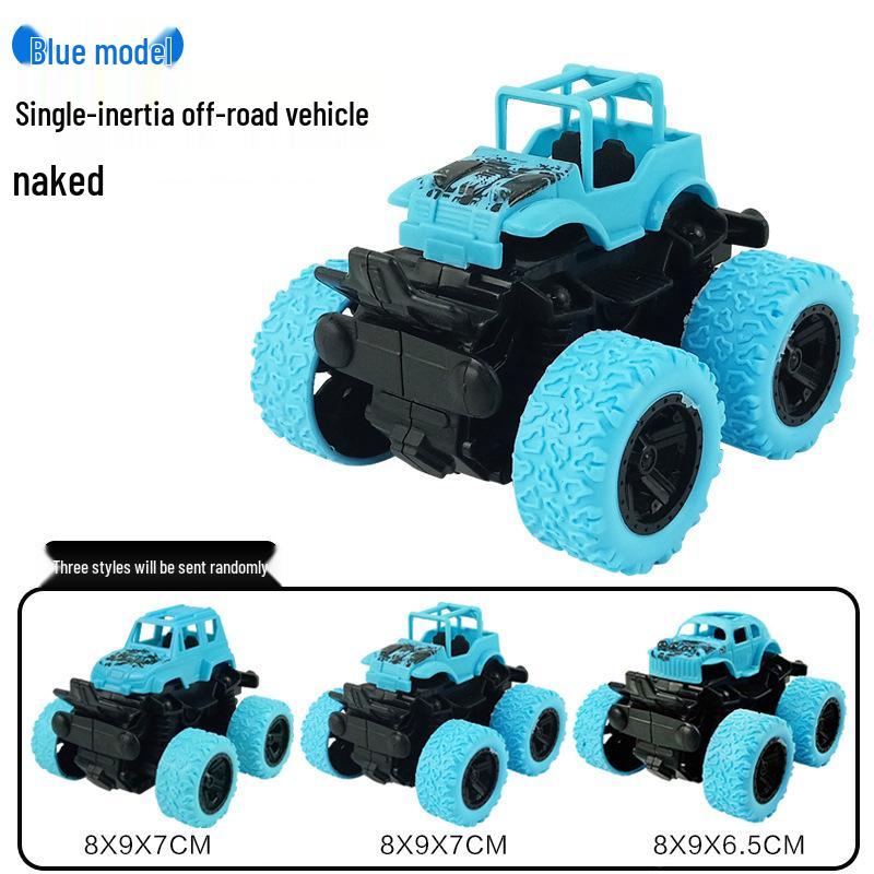 Children's Inertial 4WD Off-Road Swinging Stunt Car Model with Shock Absorption.