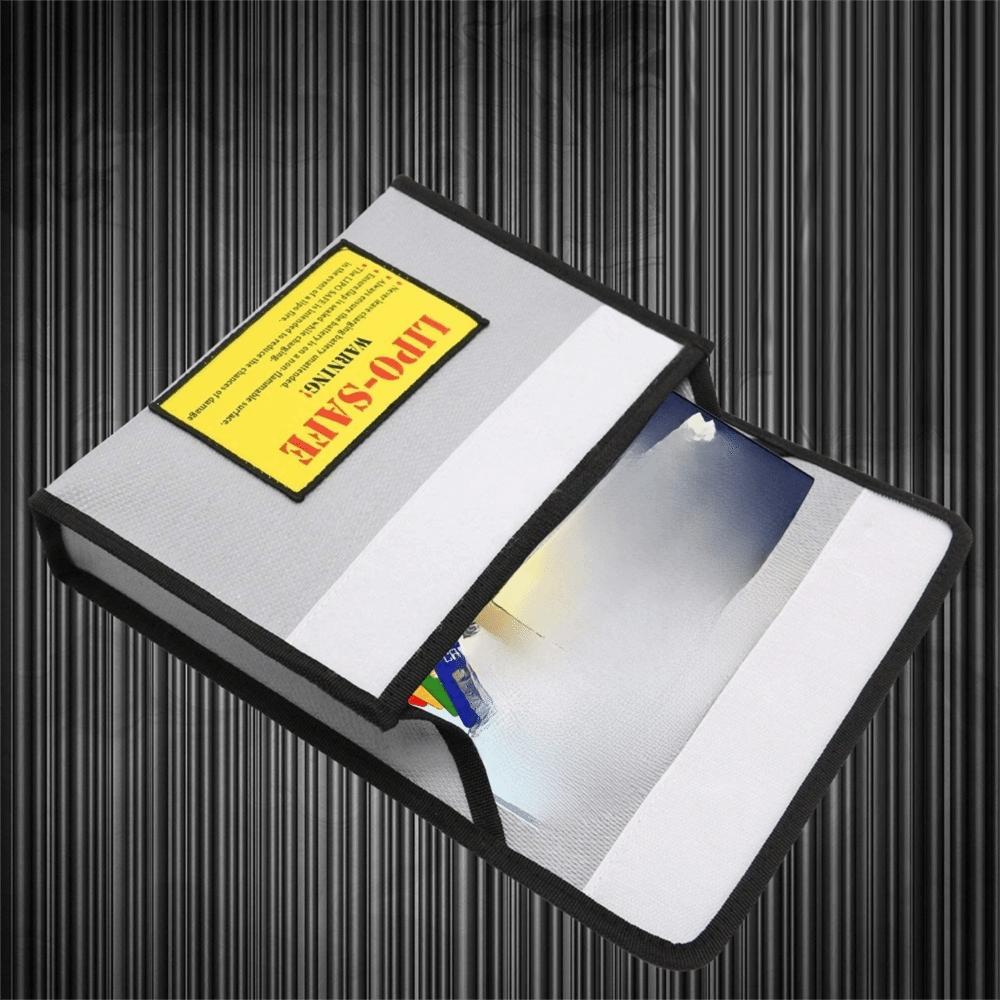 Silicone Coated Safe Bag Liquid Silicone Rubber Battery Storage Pouch Heat Resistant Sack Home Use