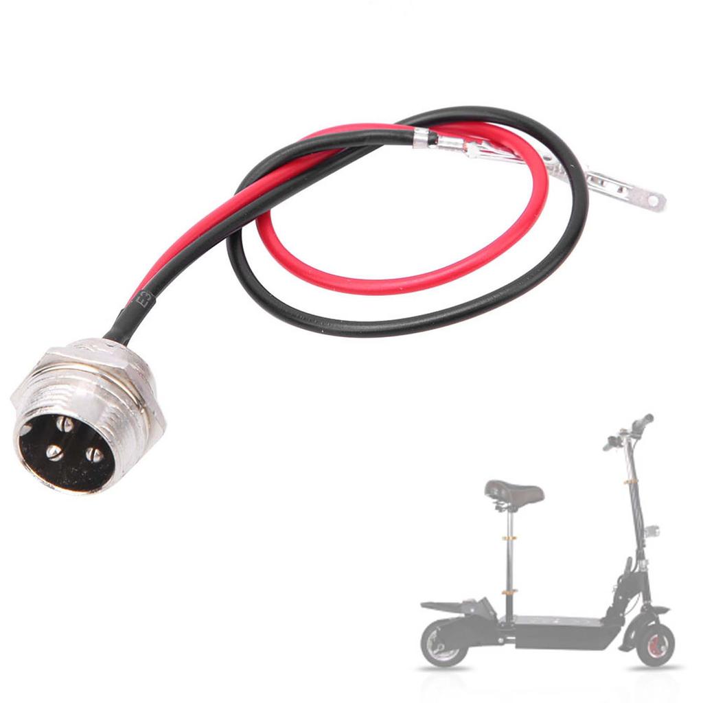 6 pcs 3 Needles Charging Port Connector Battery Charger Connectors for Electric Scooter