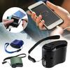 Portable Outdoor Hand Crank USB Phone Charger Emergency Power Generator No Battery Charger for Travel Hiking Survival Kit