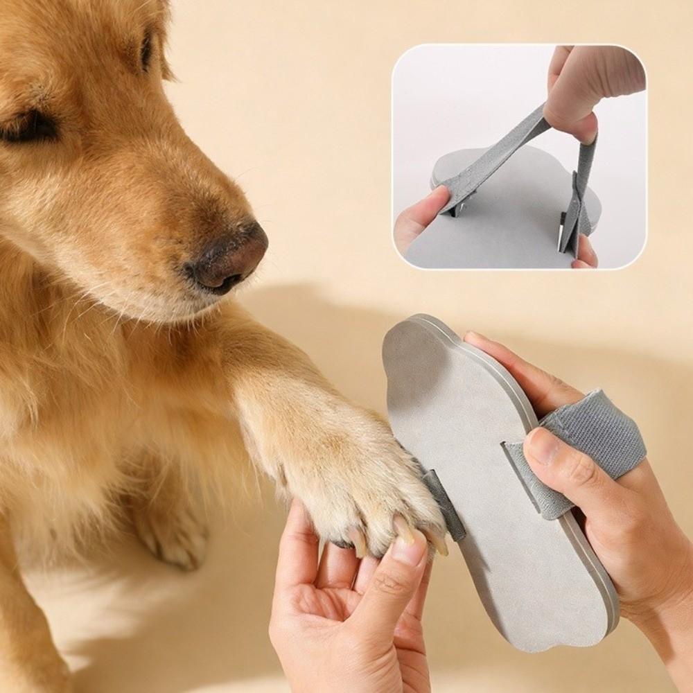 Manual Dog Nail File Board Adjustable Strap Cat Nail Scraper Pet Claw Grinder  Paw Care