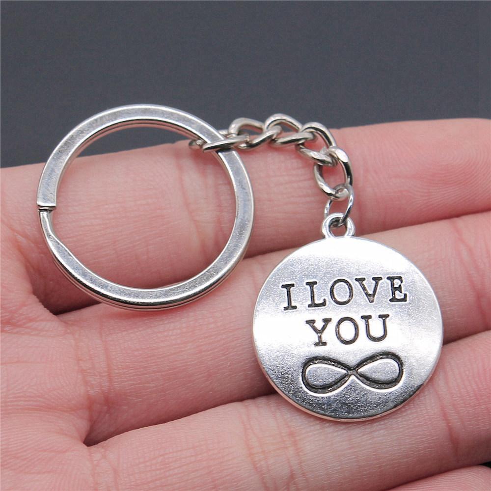 I Love Letter Tags Heart Keychain for Girls New Arrival Japanese Style Birthday Gift Korean Style Car Key Ring