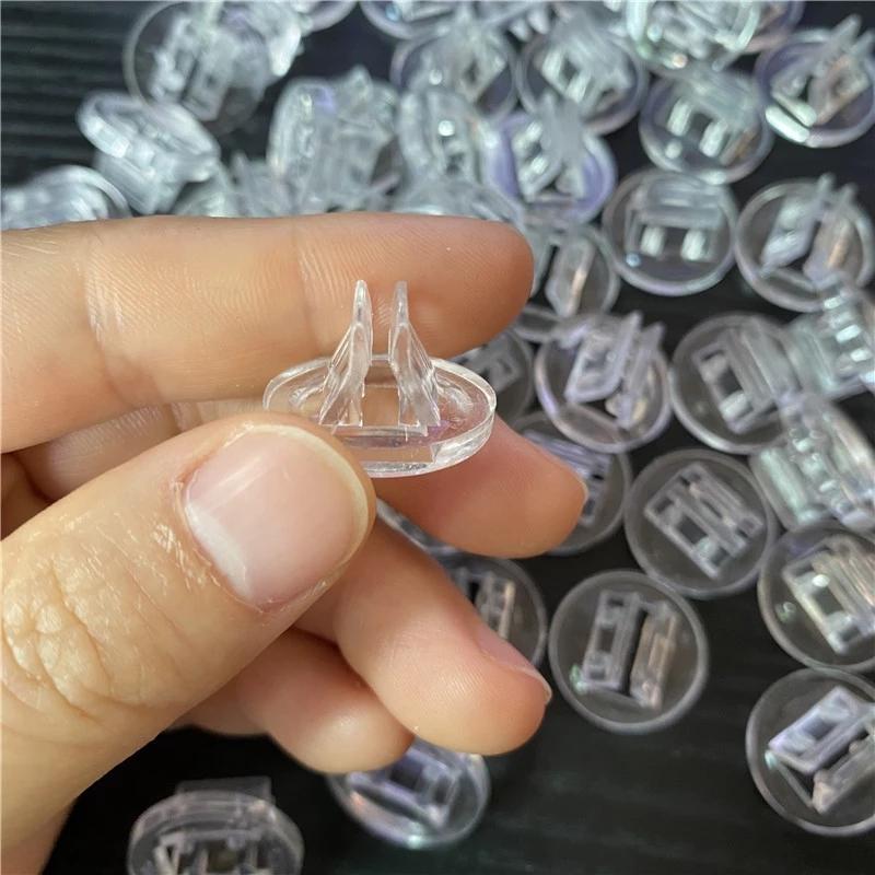 100 Bucăți Suport din Plastic Transparent Bază pentru Carduri pentru Jocuri de Societate Suport pentru Carduri Copii Accesorii Jocuri