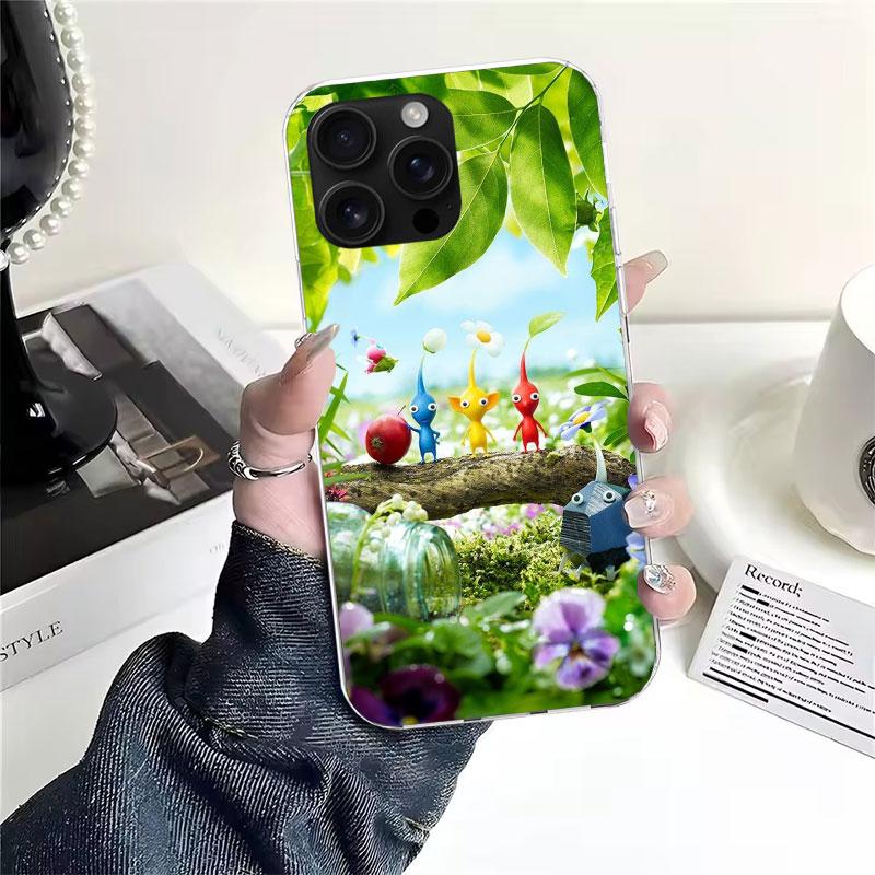 

Game P-PikminS 4 Soft Phone Case For IPhone 11 17 Air 16E 16 Pro Max 15 + 14 Plus 13 Mini 12 Apple 7 SE 8 Fundas Coque 11 17 Air iPhone 12 (12 Pro)