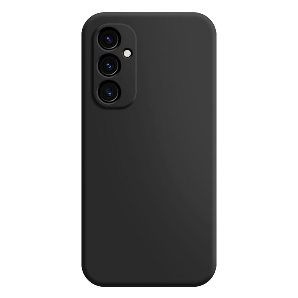 For Samsung Galaxy A14 5G/A14 4G Rubberized TPU Straight Edge Phone Case Soft Anti-Scratch Fiber Lining Protective Cover