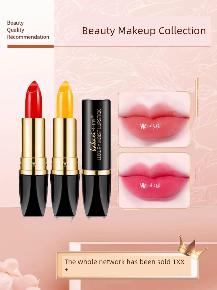 Authentic Color-Changing Carrotene Lip Balm, Long-Lasting, Non-Fading, Moisturizing, Non-Stick Lipstick