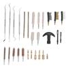 28PCS Hunting Supplies Cleaning Kit Copper Barrel Cleaning Rod Kit with Carrying Case for Pipe Dust
