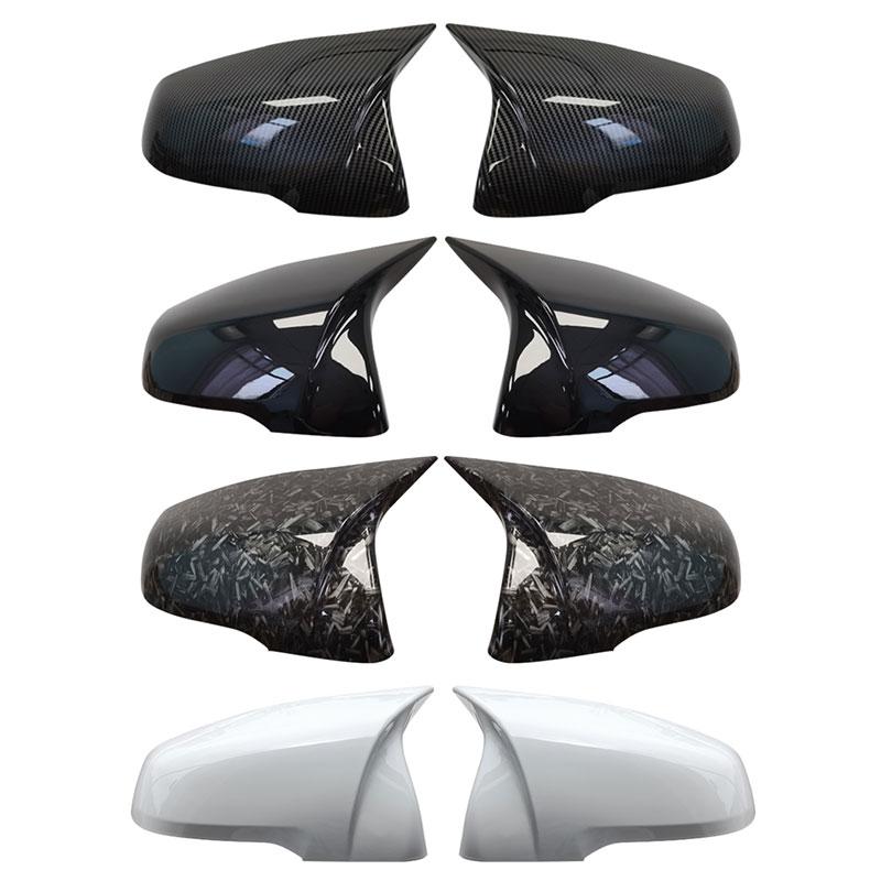 M Style Rearview Mirror Cover Cap Real Carbon Fiber For BMW 1 2 Series F45 F40 Z4 G29 X1 F48 F49 X2 F39 Toyota Supra 2019-2025
