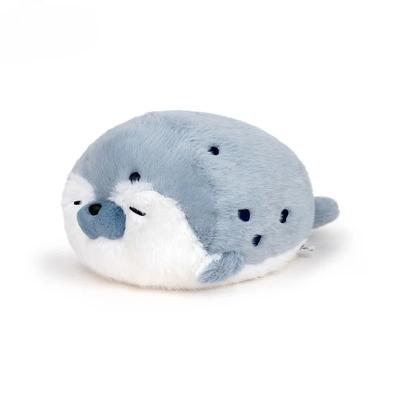 Robbenkissen Plüschtier Kawaii Meeresleben Plüschtier Weicher Seeotter Lebensechte Stofftiere Puppe Simulation Kissen Geburtstagsgeschenk