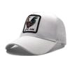 Spring And Summer Baseball Net Hat Animal Patch Color Matching Cap Embroidery Men And Women Fashion Personality