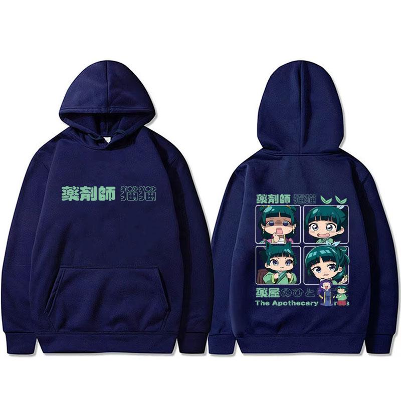 Anime The Apothecary Diaries Maomao Graphic Hoodie Men Women Cute Funny Pullover Hoodies Male Casual Oversized Hooded Sweatshirt