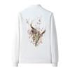 Herren Frühling und Herbst Pilotenjacke Bestickte Baseballjacke Mantel Große Größe Freizeitjacke