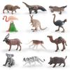 Mini Wildlife Animal Pvc Model Set With Static Figures For Collectors And Home Decor