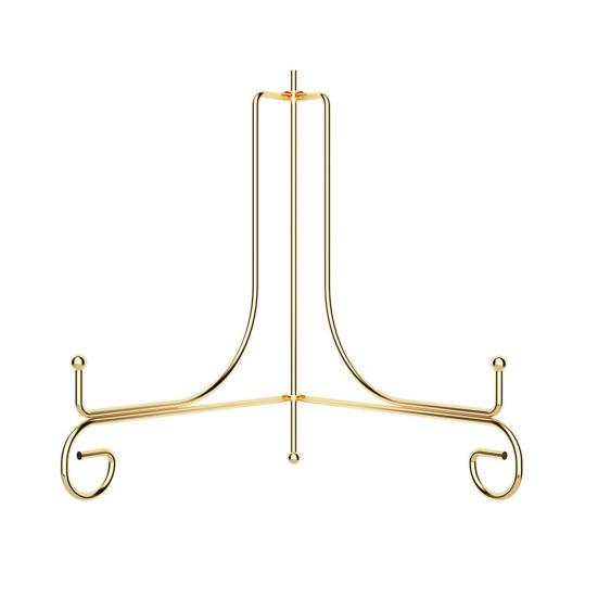 Iron Plate Stand Foldable Picture Frame Display Stand Small Tabletop Easel Holder for Display Photo Frames Plates Card Record Book