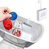 Yousheng Toilet Cleaning Tablet Holder Stainless Steel Toilet Cleaner Box with Adjustable Hook Universal Tablet Holder for Toilet Tank