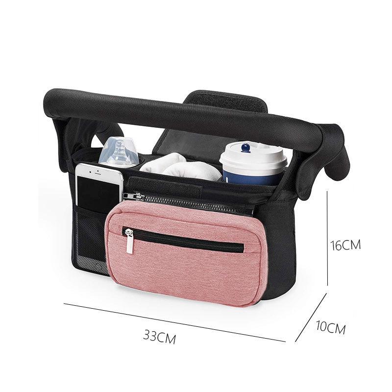Geantă de depozitare universală agățată pentru cărucior de bebeluș - Accesorii organizatorice cu vânzare rapidă cu coș pregătit pentru mașină