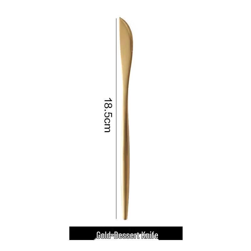 304 Stainless Steel Golden Cutlery Set
