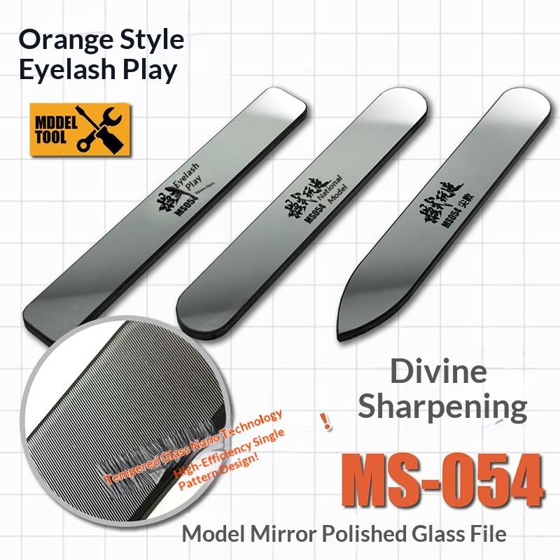 Mirror Polished Glass File 13.5x90MM For Model Assembly Tool Finishing Kits Plastic Model Detailing Project